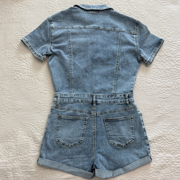 Denim Romper Y2K retro - Picture 3 of 10